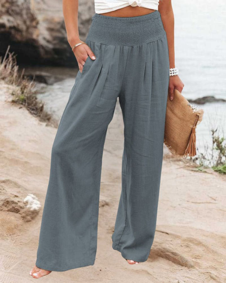 Amilia – Lediga Byxor med Vida Ben