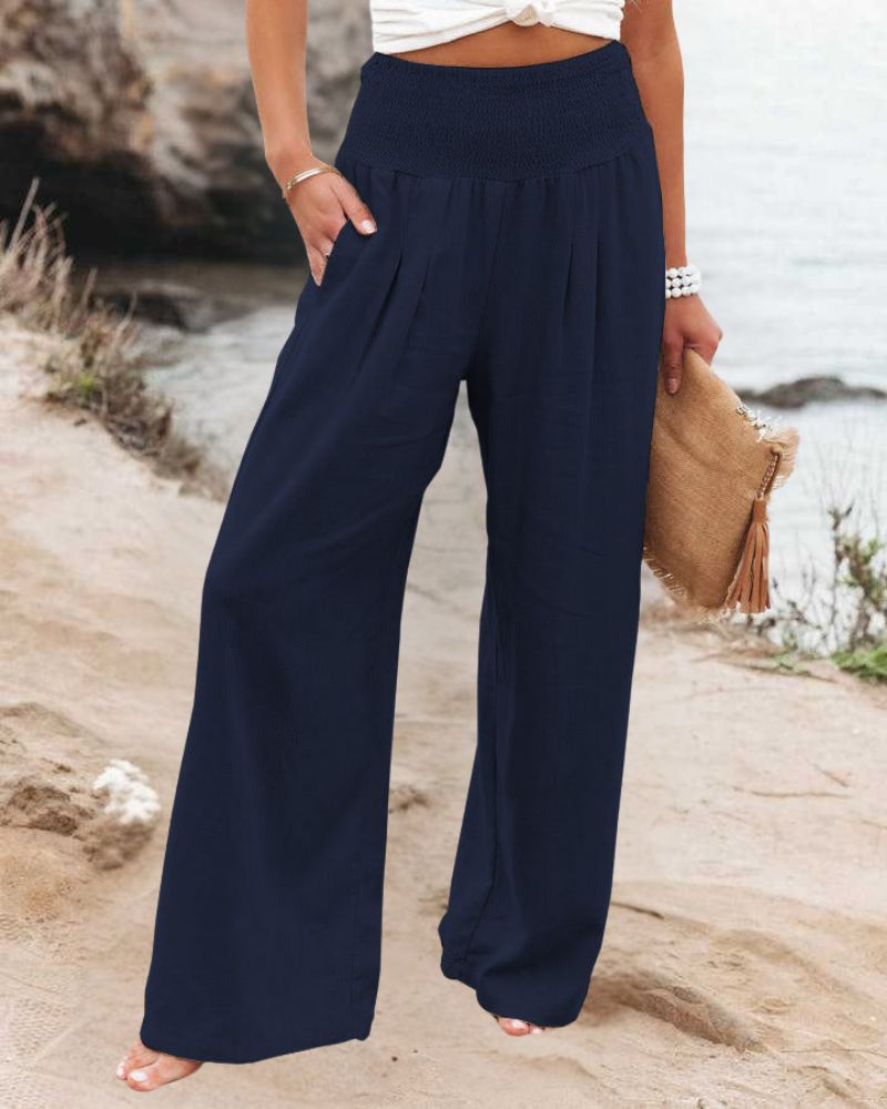 Amilia – Lediga Byxor med Vida Ben