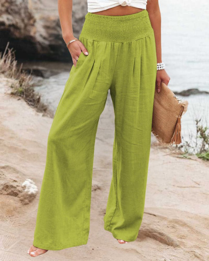 Amilia – Lediga Byxor med Vida Ben