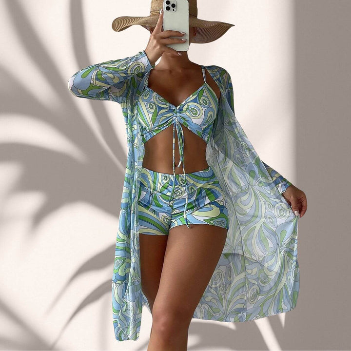 Bella™ - 3-delad Tryckt Bikinisats