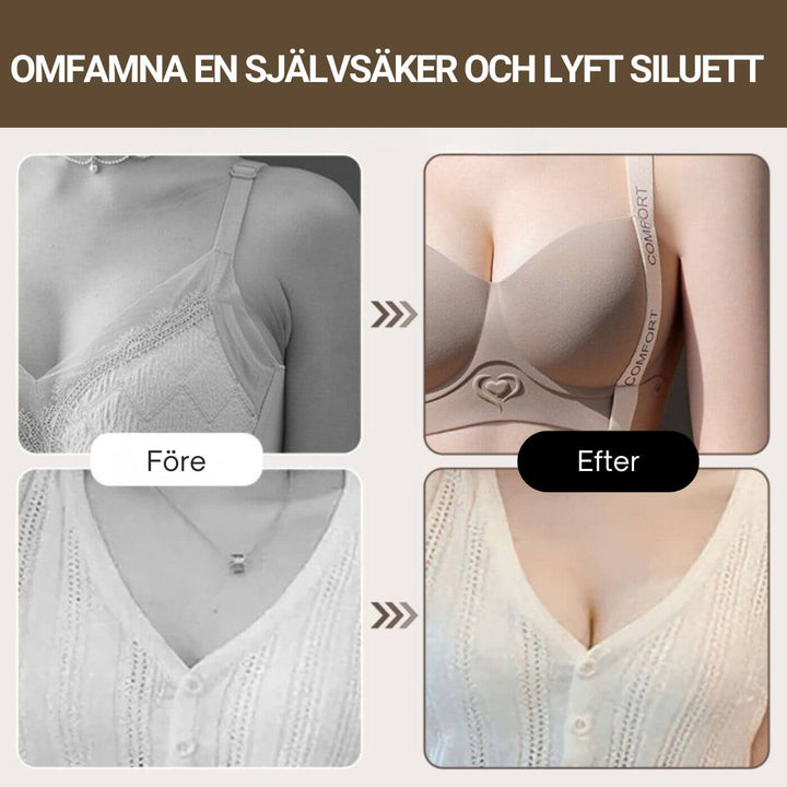 ComfortLift+ – Trådlös Push-Up Komfort-BH (1+1 GRATIS)