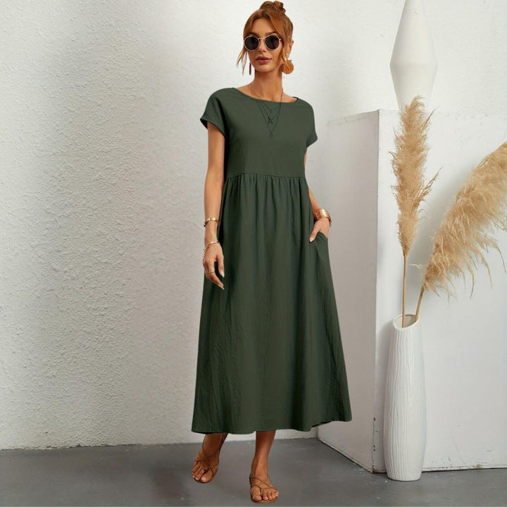 Ellie™- Andningsbar Linneklänning för Enkel Elegans