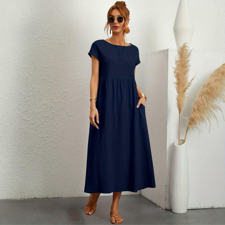 Ellie™- Andningsbar Linneklänning för Enkel Elegans