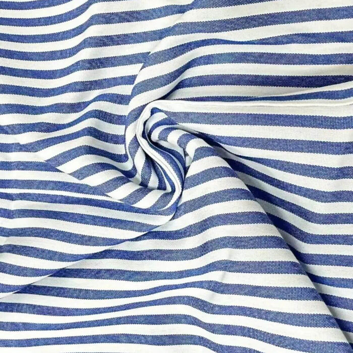 Lilja™ - Randig Sommarklänning med Fickor