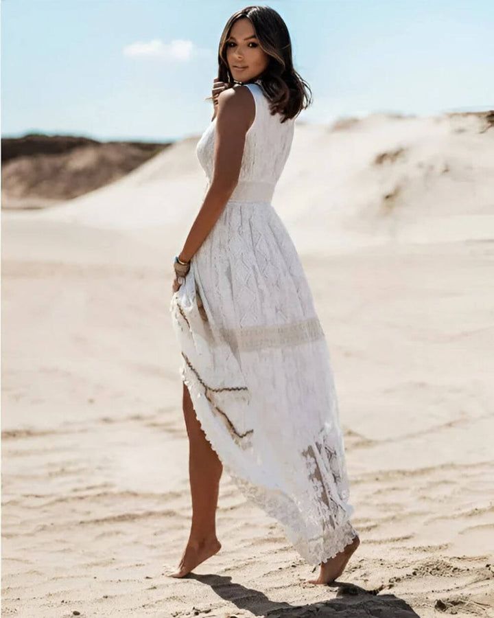 Livia – Elegant Klänning i Bohemisk Stil