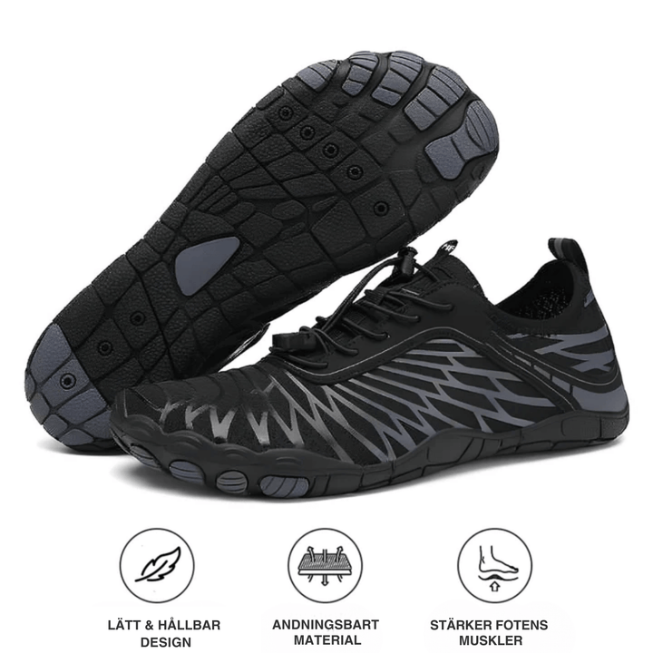 Solax Pro™ - Bekväma, Halkfria Barfotaskor